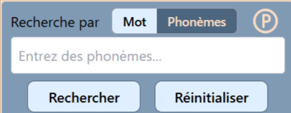 Recherche par phonème